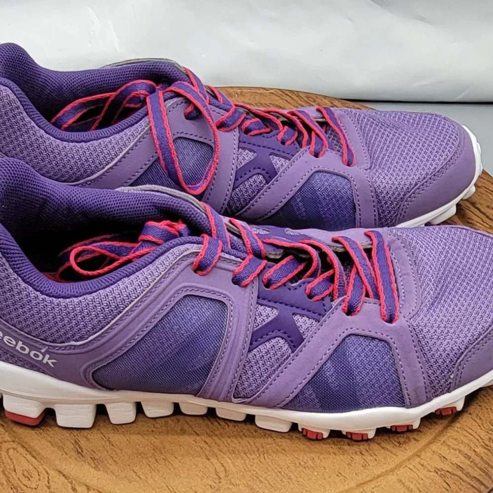 Reebok Realflex Train Rs 2.0 Running Shoes Sneakers Violet Women's Size 10 - Picture 4 of 13